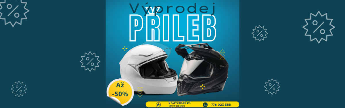 Výprodej přileb