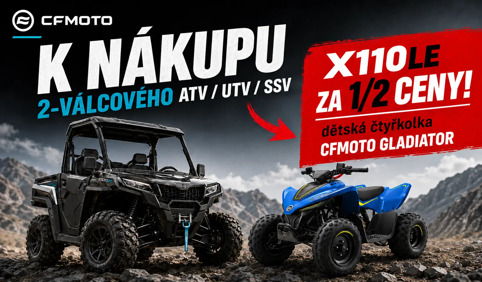 Gladiator X110LE AKCE