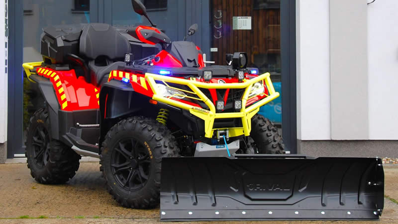 Čtyřkolky pro záchranné složky