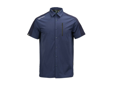 Pánská košile s krátkým rukávem CFMOTO (modrá), L