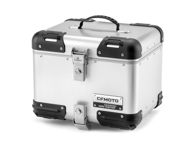 450MT/800MT Samostatné hliníkové kufry CFMOTO (stříbrné), Zadní