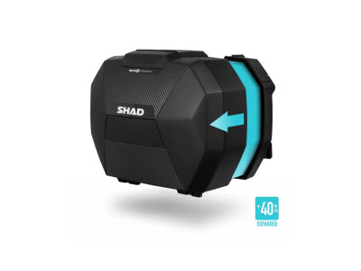 Boční kufry SHAD SH38X karbon (sada 2 ks)