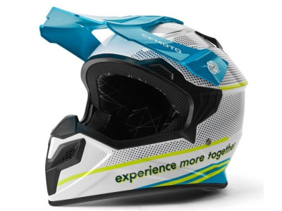 Dětská helma CFMOTO (bílá/modrá), S